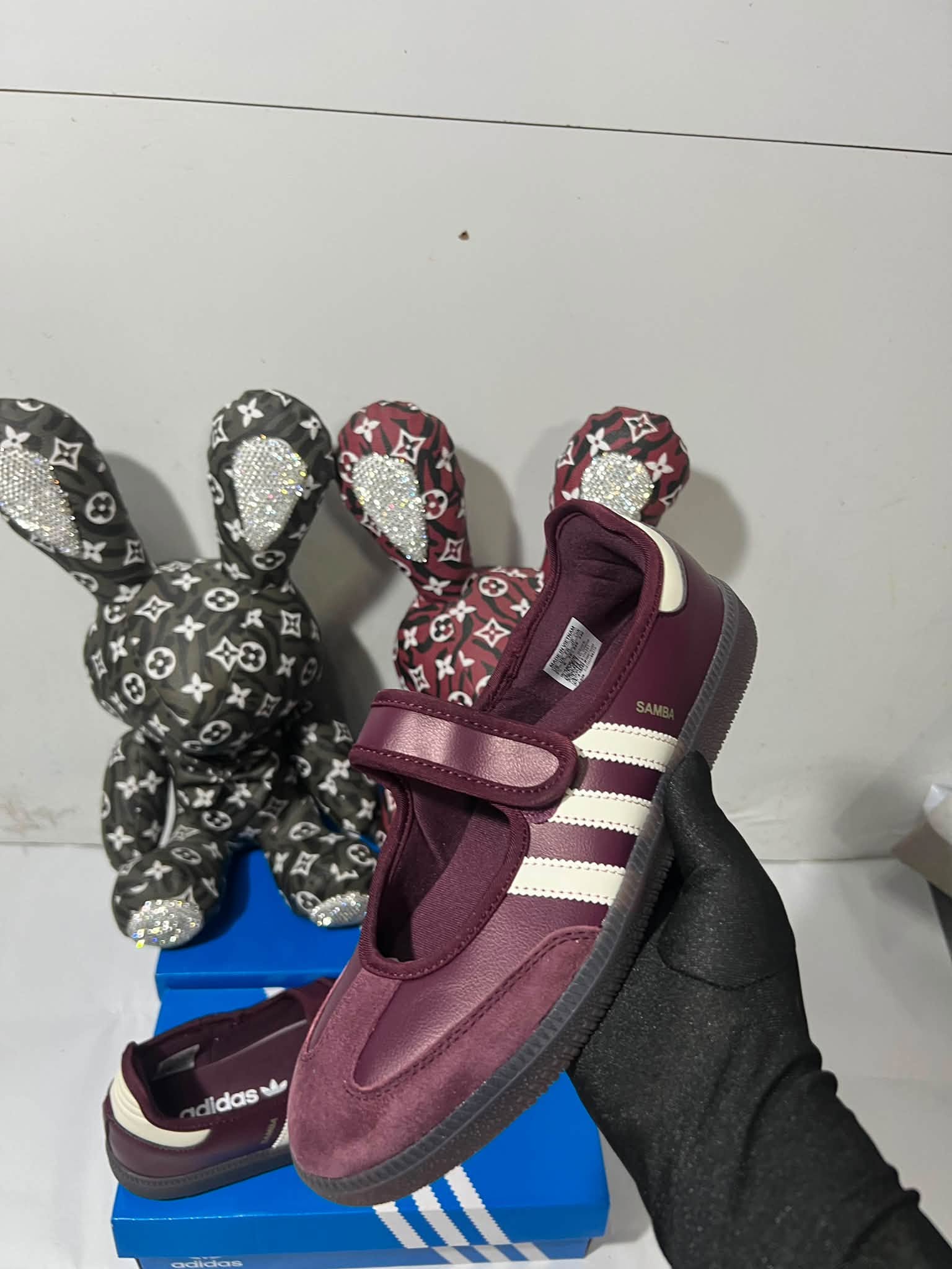 Adidas Samba Jane Collection - Burgundy / Maroon